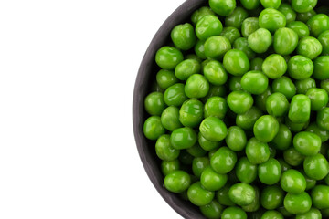 Bowl of green wet pea