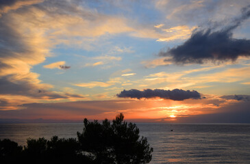 Sonnenaufgang bei Taormina