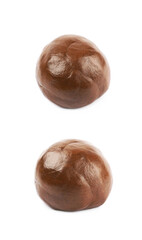 Cookie dough ball isolated