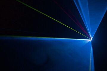 Disco laser light show