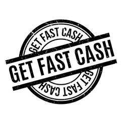 Get Fast Cash rubber stamp. Grunge design with dust scratches. Effects can be easily removed for a clean, crisp look. Color is easily changed.