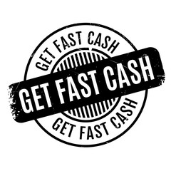 Get Fast Cash rubber stamp. Grunge design with dust scratches. Effects can be easily removed for a clean, crisp look. Color is easily changed.