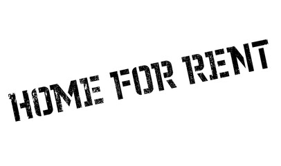 Home For Rent rubber stamp. Grunge design with dust scratches. Effects can be easily removed for a clean, crisp look. Color is easily changed.