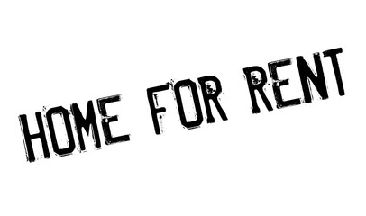 Home For Rent rubber stamp. Grunge design with dust scratches. Effects can be easily removed for a clean, crisp look. Color is easily changed.