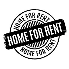 Home For Rent rubber stamp. Grunge design with dust scratches. Effects can be easily removed for a clean, crisp look. Color is easily changed.