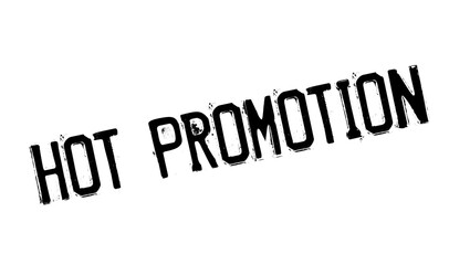 Hot Promotion rubber stamp. Grunge design with dust scratches. Effects can be easily removed for a clean, crisp look. Color is easily changed.