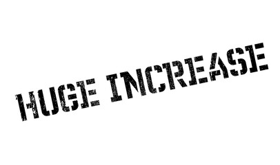 Huge Increase rubber stamp. Grunge design with dust scratches. Effects can be easily removed for a clean, crisp look. Color is easily changed.