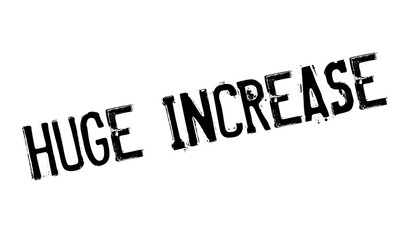 Huge Increase rubber stamp. Grunge design with dust scratches. Effects can be easily removed for a clean, crisp look. Color is easily changed.