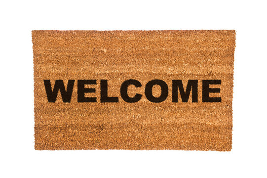 Doormat with Welcome Text