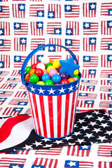 Obraz premium Fourth of July Gumballs