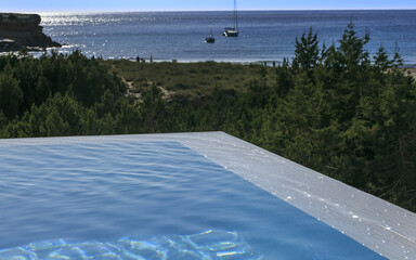 Obraz premium Infinite pool in Formentera