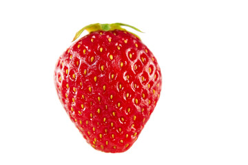Red berry strawberry isolated on white background