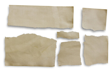 Obraz premium torn paper on white , space for copy