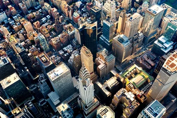 Foto op Plexiglas Luchtfoto van de Midtown Manhattan NY © Tierney