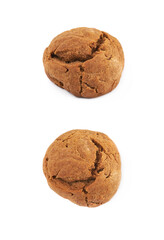 Ginger cookie isolated