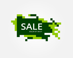 Vector abstract design sale banner template