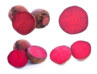 Beetroot isolated on white background.