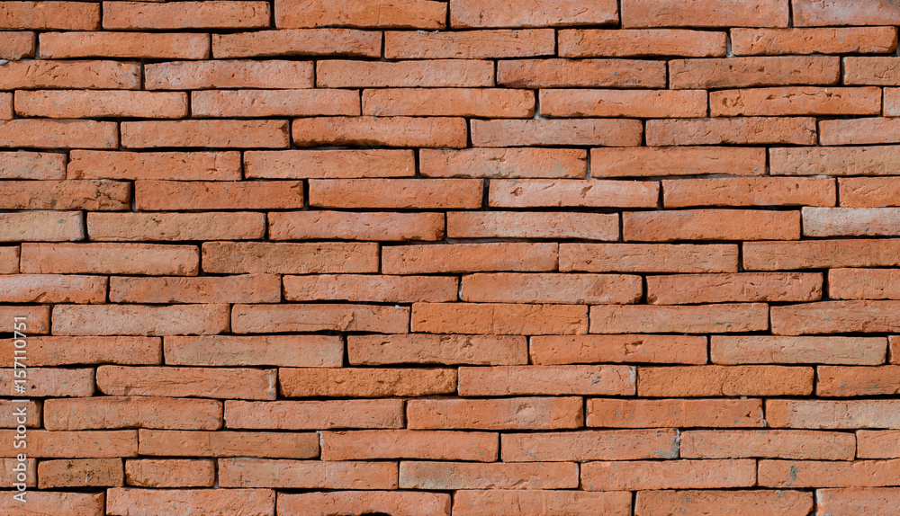 Poster brick and mortar background with space for your design
