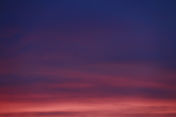 Clouds at the end of the day in Bloomington, Indiana. 