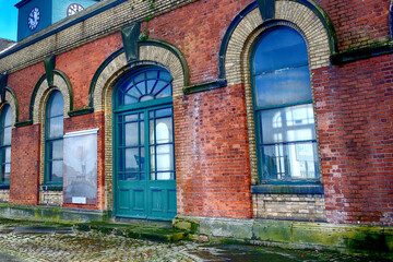 Fototapeta na wymiar The Pumphouse at the Titanic Quarter, Belfast, Northern Ireland