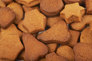 Suface coated with hand-made cookies