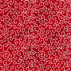 Seamless Vintage Chinese Background spiral curve vine line chintz