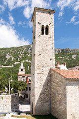Fototapeta na wymiar Istrian Medieval village ,Plomin , Croatia