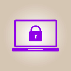 Internet security concept  icon. Identification and protection symbol.
