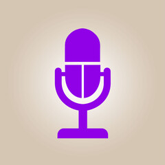 Speaker icon. Live music sign. Flat design style. 