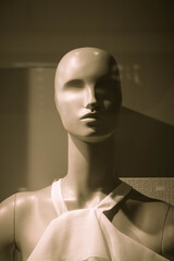Puppets model  on Clothes shop