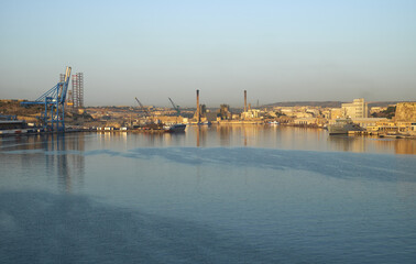Obraz premium Marsa and Marsa Creek. Malta