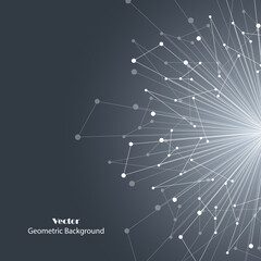 Vector geometric background