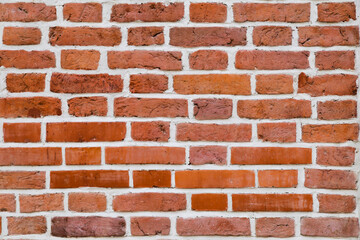 old red brick wall texture background