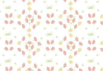vector seamless pattern with soft color