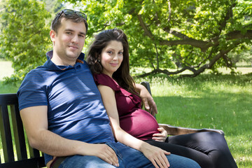 young couple expecting baby