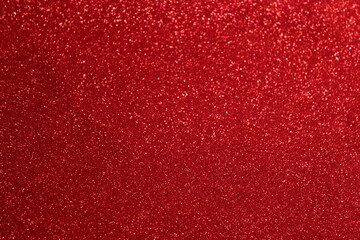 Shiny fabric. Red Glitter Background
