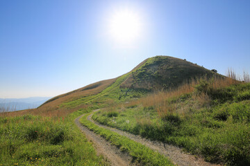 愛媛県四国中央市　塩塚高原の風景