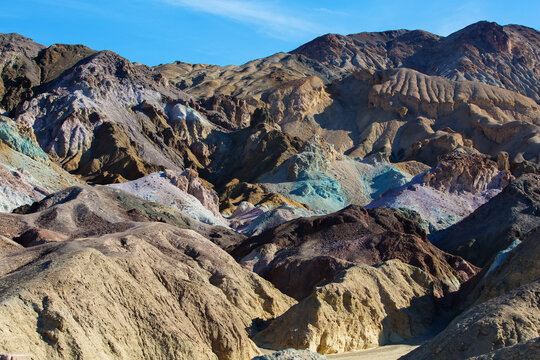 Artist's Palette landmark place in Death Valley National Park, California, USA