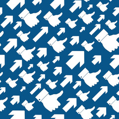 Like symbol seamless pattern.