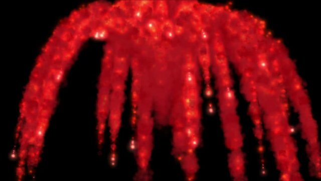 4k a group of missiles launched,nature spectacular volcano eruption,war scene,doomsday,dazzling hellfire.