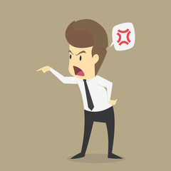 Businessmen have to feel annoyed