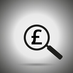 search money pound icon