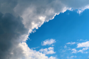 Beautiful white clouds