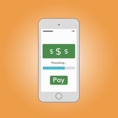 Mobile payments vector illustration 
