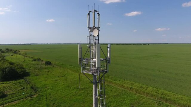 Cellular tower. Equipment for relaying cellular and mobile signal