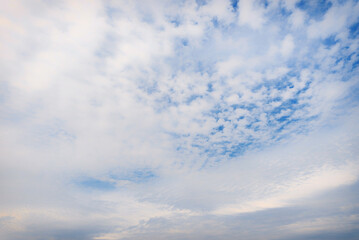 blue sky with clouds