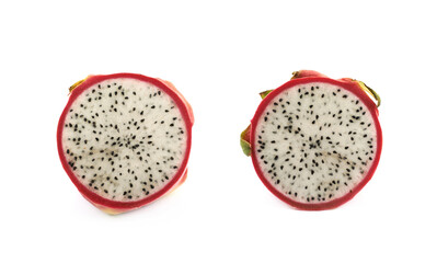 Cross-section of the dragon fruit