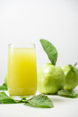 Guava juice and fresh Guava