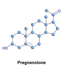Pregnenolone endogenous steroid and precursor, metabolic intermediate in the biosynthesis of progestogens, androgens, estrogens, glucocorticoids, and mineralocorticoids.