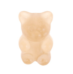 Jelly bear on a white background